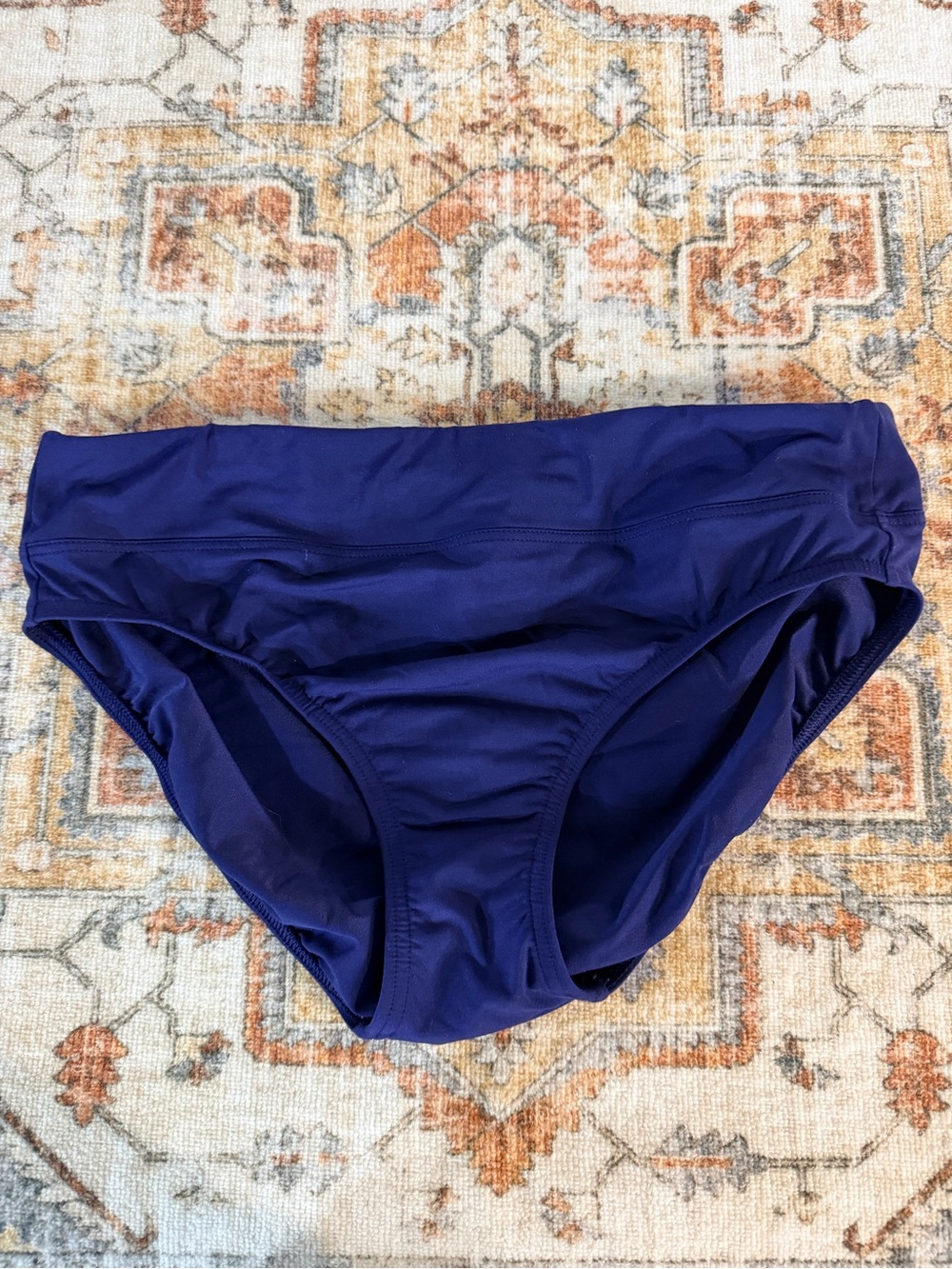 Lands End Navy Blue Swim Bottoms